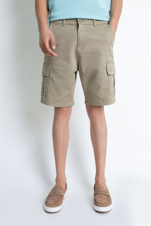 The Olive Cargo Shorts